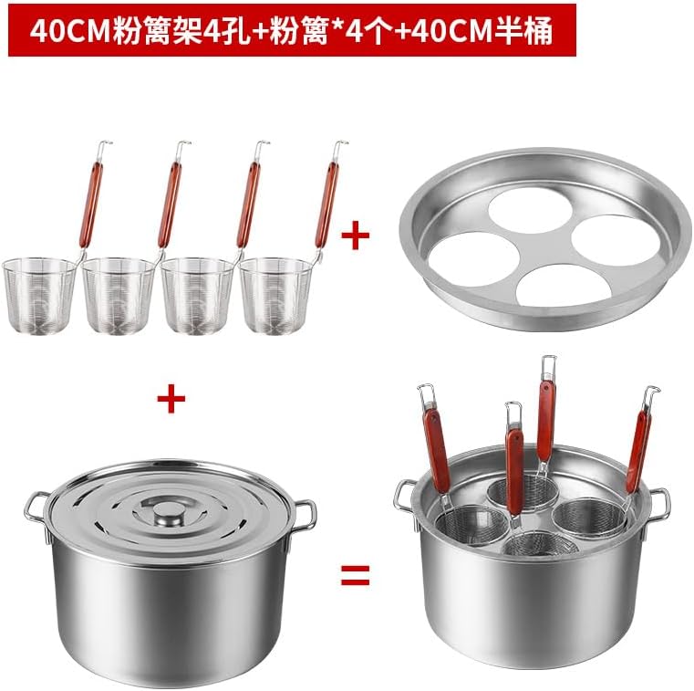 Stainless Steel Pasta Cooker Set for Home Restaurant