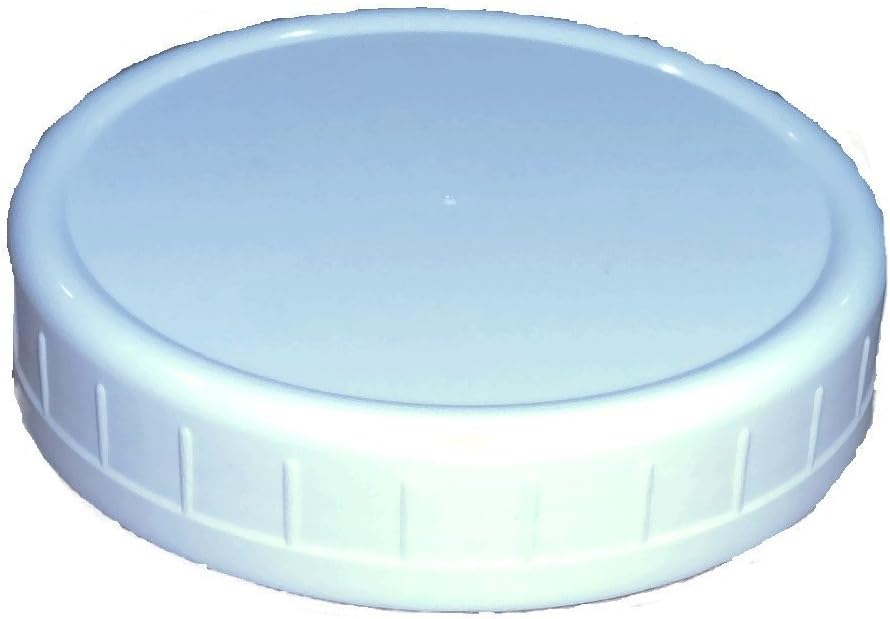 Wide-Mouth Reusable Plastic Lids for Canning Jars - Keep Food Fresh