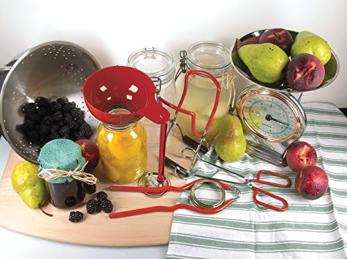 Fox Run Home Canning Tool Set Red