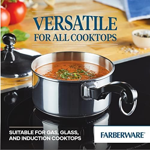 Sturdy Stainless Steel Saucepan with Lid