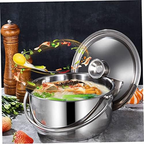 Cozy Multi-Purpose Stainless Steel Cooking Pot and Serving Bowl