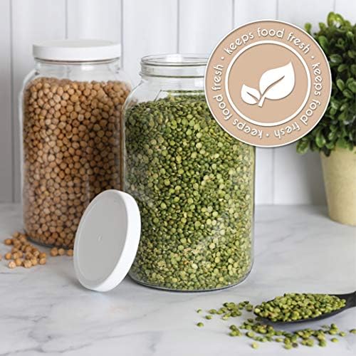 Kitchentoolz 1 Gallon Mason Jars Durable and Functional