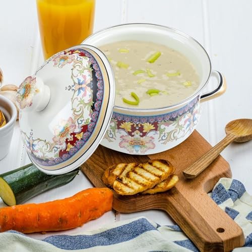 XgxozHigh-Quality Nonstick Stockpot with Lid Oven Safe Heat Retaining