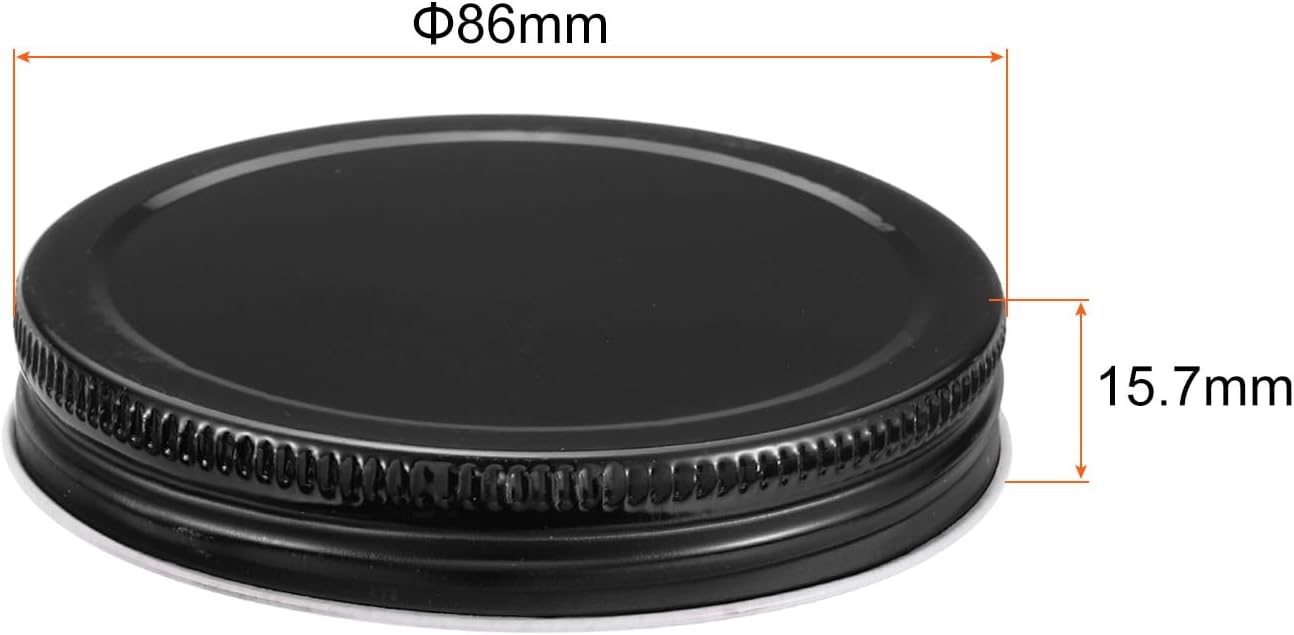 Uxcell 42-Piece Wide Mouth Mason Jar Lids Airtight Leak-Proof