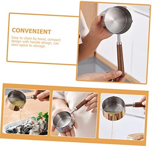 Sturdy Stainless Steel Saucepan with Handle for Kitchen Use