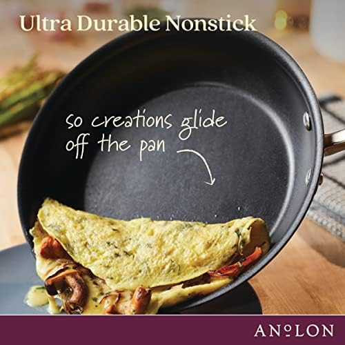 Anolon Advanced Home Hard-Anodized Nonstick Wide Stock Pot Moonstone