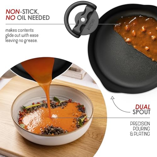 EATEX 5-Quart Pasta Pot with Strainer Lid Nonstick Stainless Steel