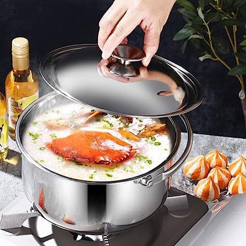 Zerodeko Stainless Steel Stock Pot With Lid