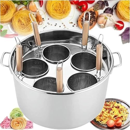 Sturdy Stainless Steel Pasta Cooker Set for Home Commercial Use