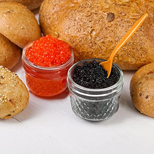 40-Piece 4oz Clear Glass Mason Jars