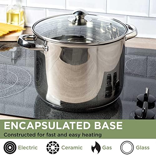 Ecolution Stainless Steel 8-Quart Stockpot by Ecolution