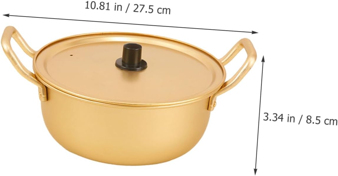 Camping Home Use Aluminum Stockpot for Instant Ramen Noodles