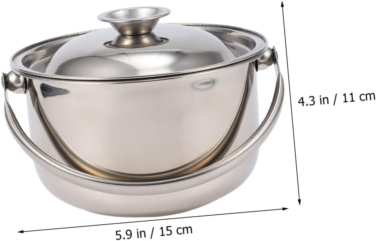 HAKIDZEL Ceramic Stainless Steel Saucepans with Lids