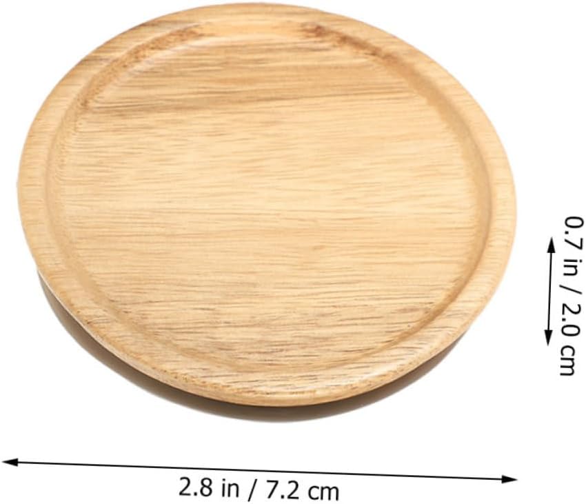 2pcs Wooden Mason Jar Lids with Silicone Seal