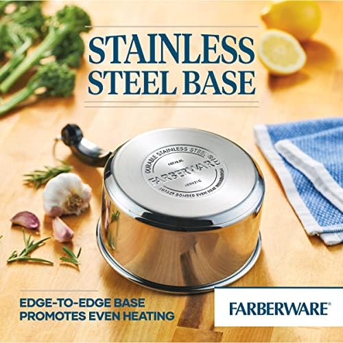 Sturdy Stainless Steel Saucepan with Lid