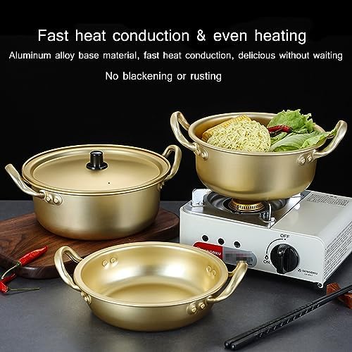 UNbit Korean Ramen Stockpot Sturdy Nonstick Pot 16cm for Cooking Dishes