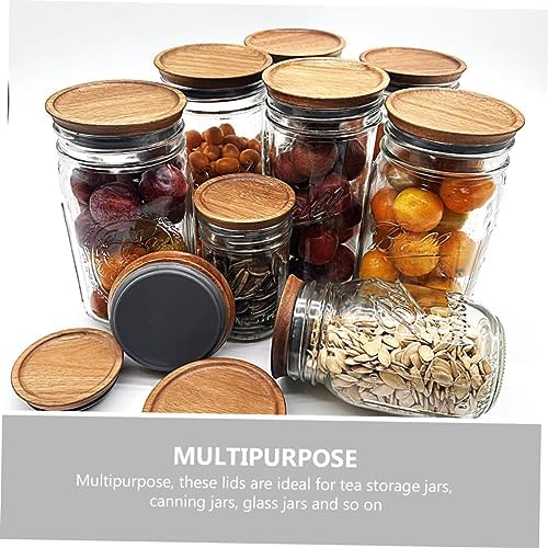 Perfect Silicone Wooden Jar Lids for Airtight Storage