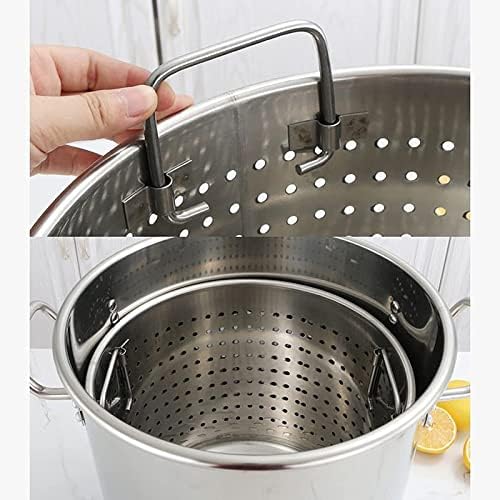 Versatile 27QT Stock Pot with Strategie