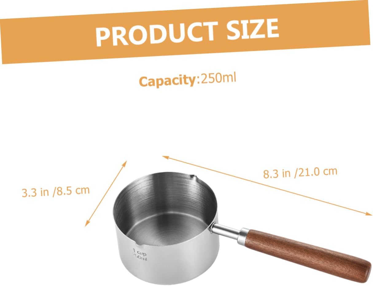 Sturdy Stainless Steel Saucepan with Handle for Kitchen Use