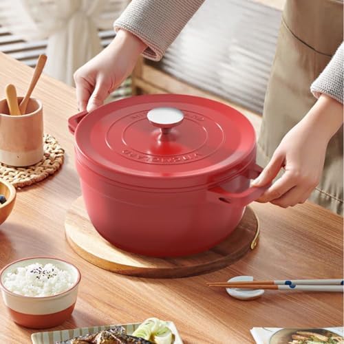 VKEID 94In Red Cast Iron Stockpot