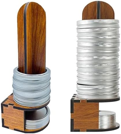 Effortlessly Organized Mason Jar Lids Stylish Functional Storage Solution
