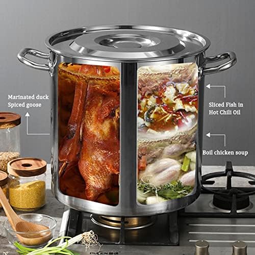 5-Piece Stainless Steel Provench Stockpot Set for Outdoor Cooking
