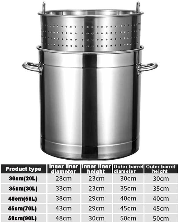 Stockpot 27Qt for simmering soups boils stews with metal handles