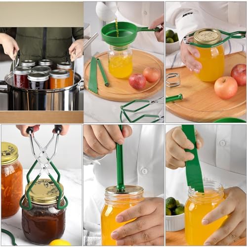 Tisovixo Canning Kit with Stainless Steel Tools