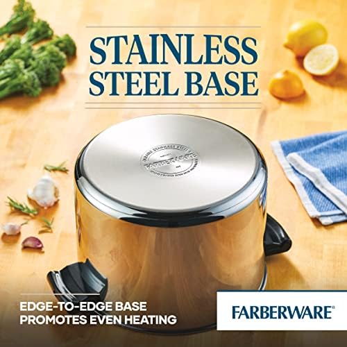 Farberware 8-Quart Classic Stainless Steel Stockpot with Lid