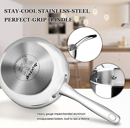 Duxtop Tri-Ply Stainless Steel Saucepan