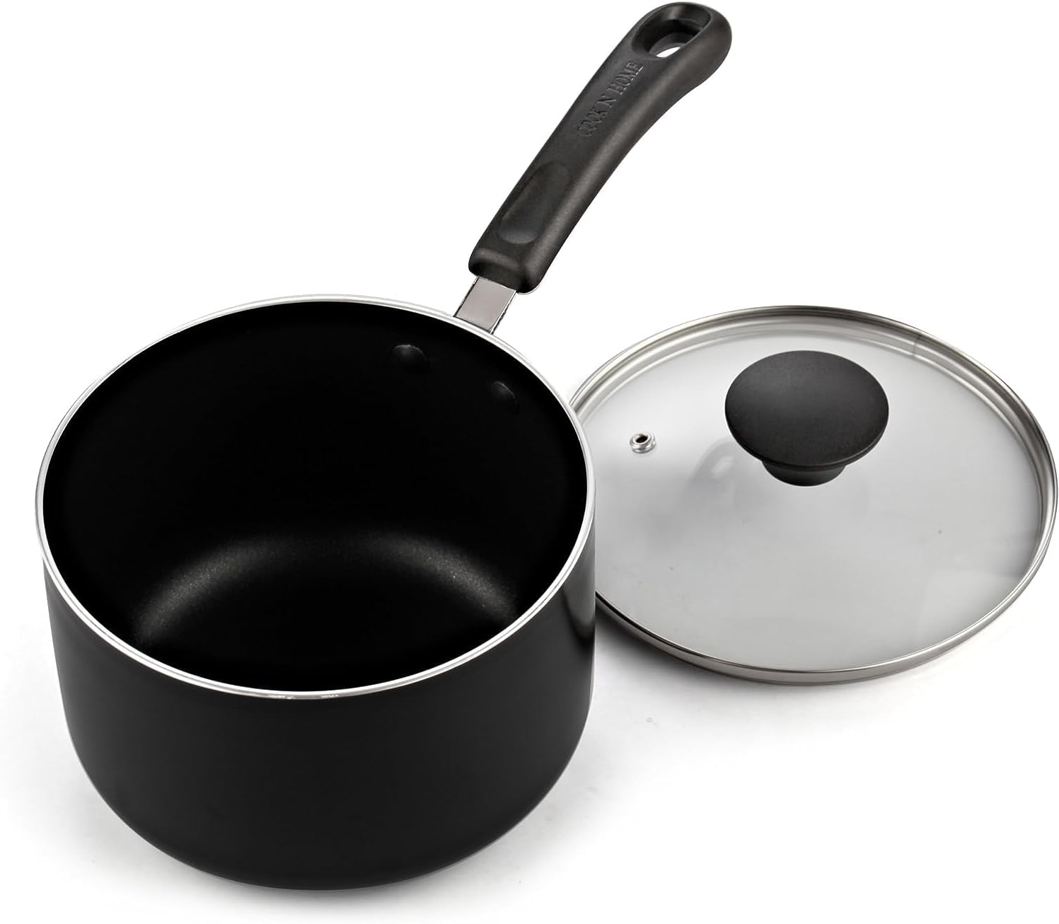 Perfect Nonstick 3-Qt Saucepan with Glass Lid