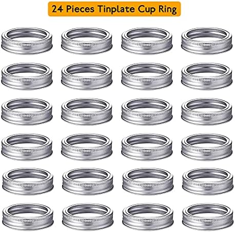 24-Piece 70MM Mason Jar Replacement Bands