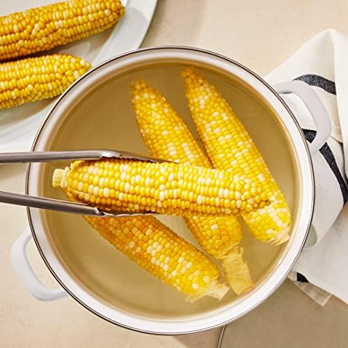 Martha Stewart 16-Quart Enamel On Steel lobster stock pot - Durable Stain-Resistant