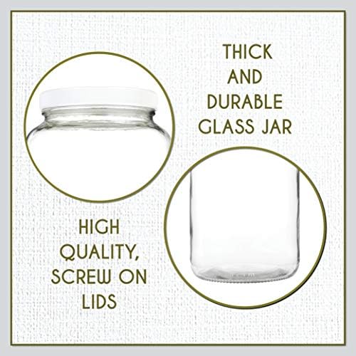 Kitchentoolz 1 Gallon Mason Jars Durable and Functional