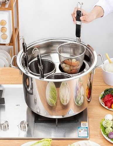 Stainless Steel Pasta Cooker with Strainer
