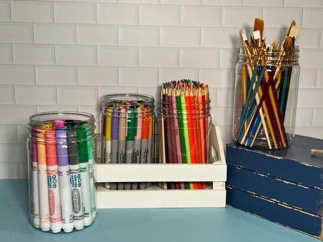 Simple Durable 18 oz Mason Jars with lids