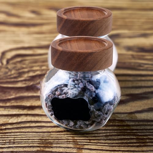 6pcs Wooden Mason Jar Lids Canning Wide Mouth Covers Replacement