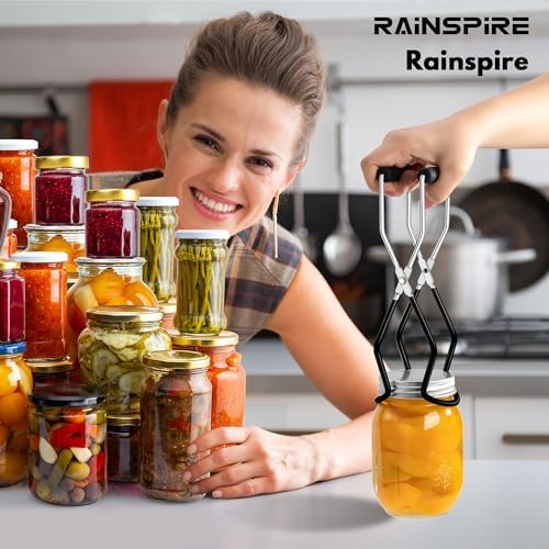 Rainspire Canning Jar Lifter with Non-Slip Handle
