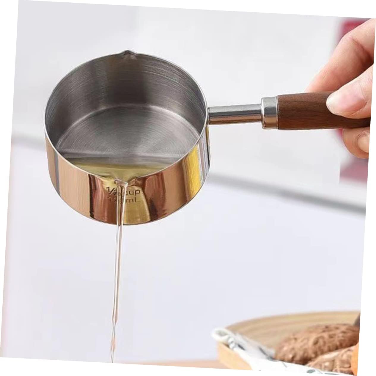 Sturdy Stainless Steel Saucepan with Handle for Kitchen Use
