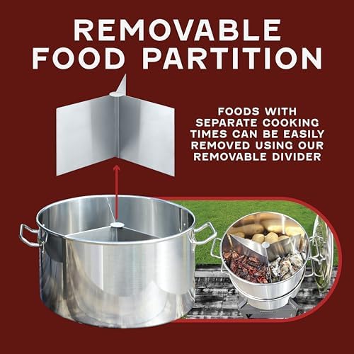 Concord Extra Large Stainless Steel Steamer Braiser Pot