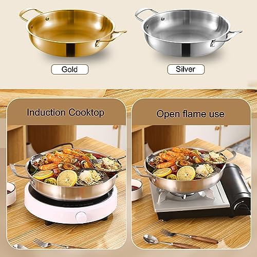 Korean Ramen Noodle Pot - Stainless Steel Multi-Purpose Stockpot