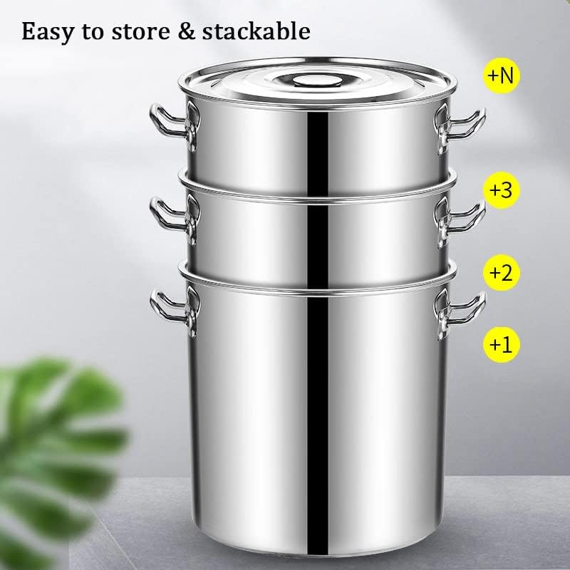 Stainless Steel Stockpot - Heavy Duty for Cooking Boiling in the Kitchen