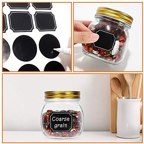Elegant 24-Piece Glass Mason Jars Set with Silver Lids