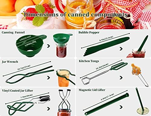 Canning Kit with 37 PCS Durable Kitchen Supplies Perfect for Home Preserving