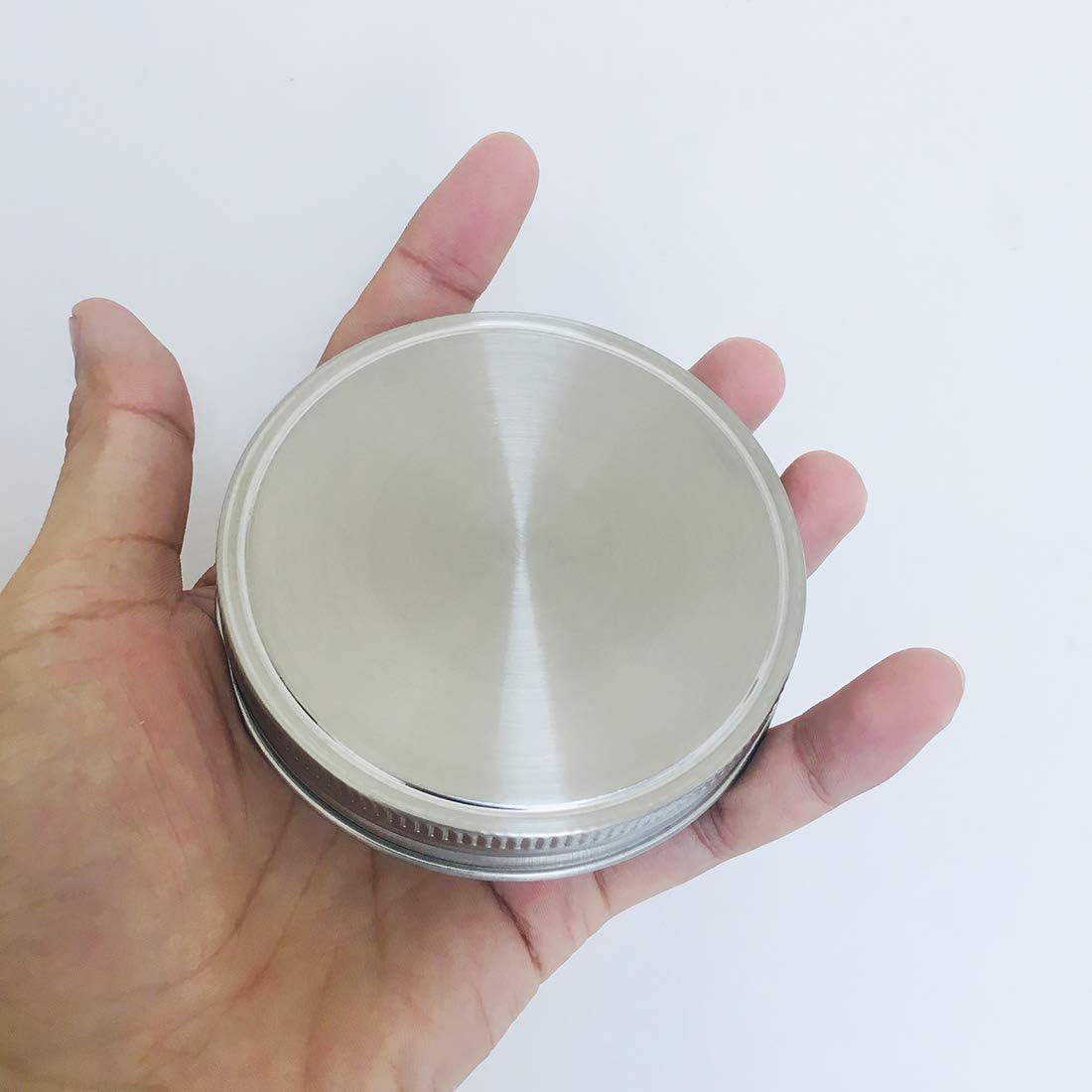 Secure Essential stainless steel lids for Mason jars Pack of 12