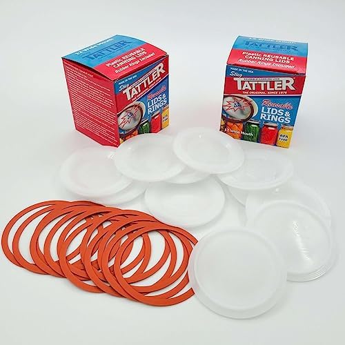 SUNIVALE Reusable Canning Lids Bundle 1