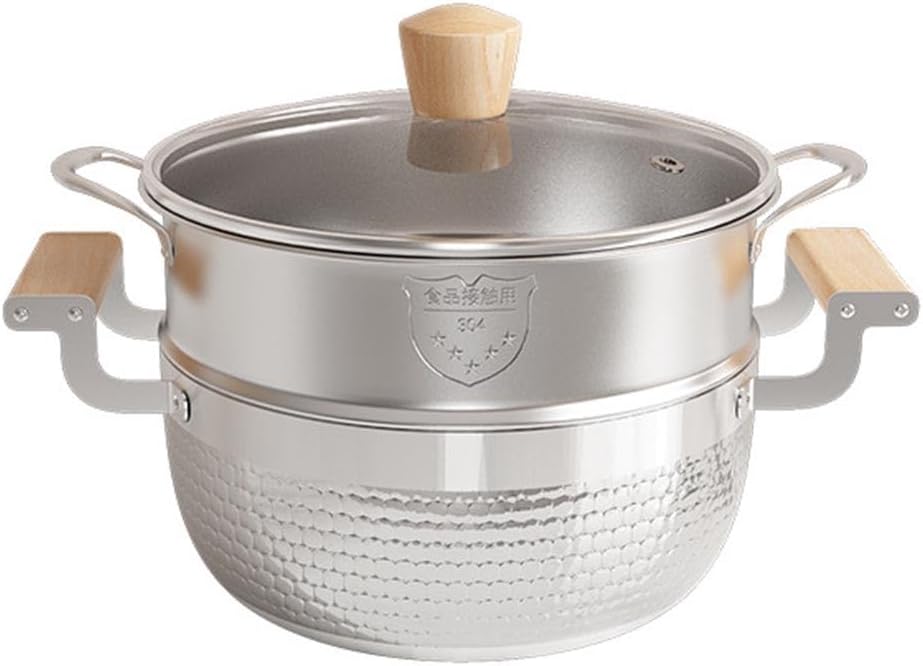Durable Stock Pot with Lid for Cooking