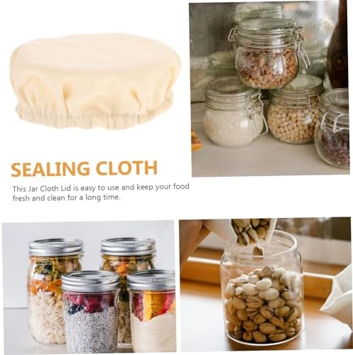 Sourdough Bread Starter Jar Cloth Covers 4 Pack