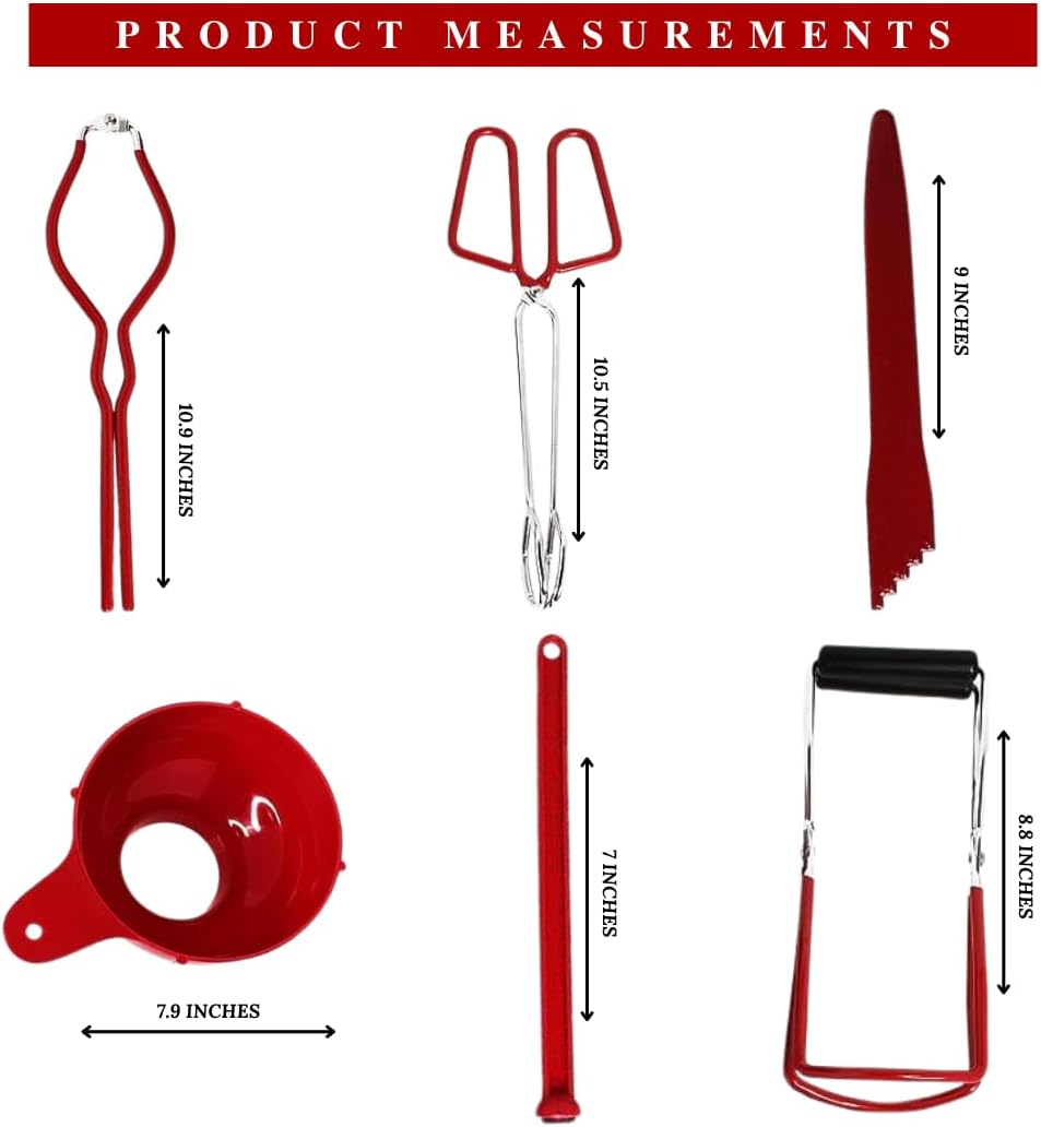 Hill Hjem 9-in-1 Canning Supplies Starter Kit