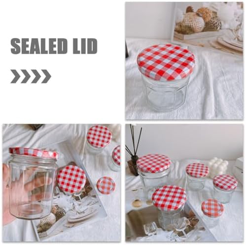 Luxshiny 40pcs Mason Jar Lids Perfect for Canning Sealing Storage